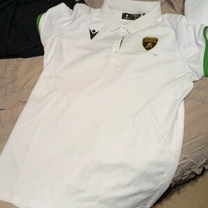 2025 Automobili Lamborghini Squadra Corse Women's Team Polo Shirt macaron